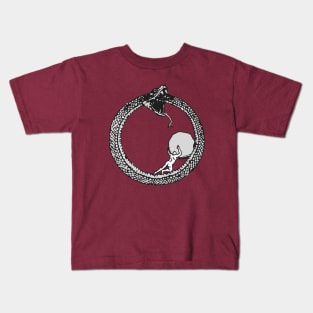 Sisyphus Ouroboros mashup Kids T-Shirt